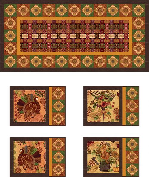 Fall Festival Table Setting -  FREE PATTERN